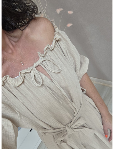Robe JULIE - Beige 2