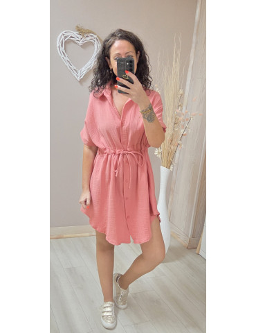 Robe CHARLOTTE - Bois de Rose