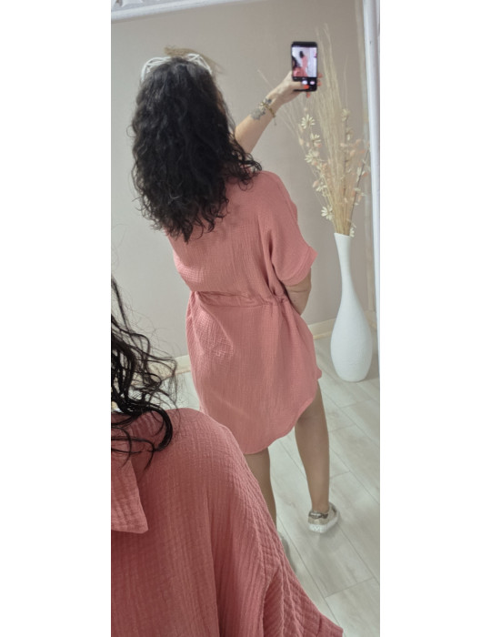 Robe CHARLOTTE - Bois de Rose