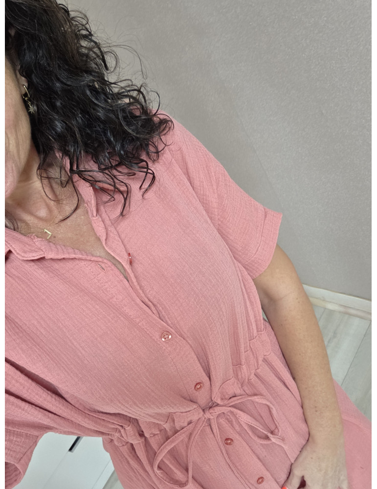 Robe CHARLOTTE - Bois de Rose