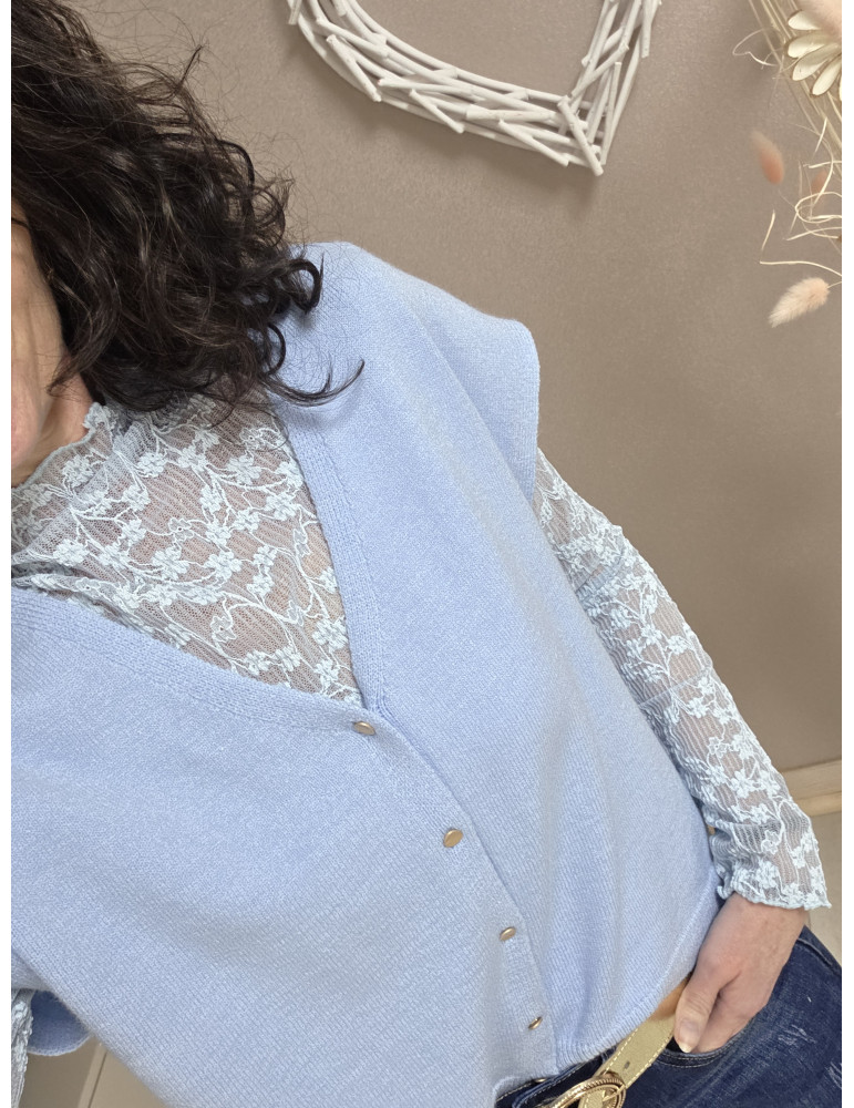 Top BRIAC - Bleu ciel